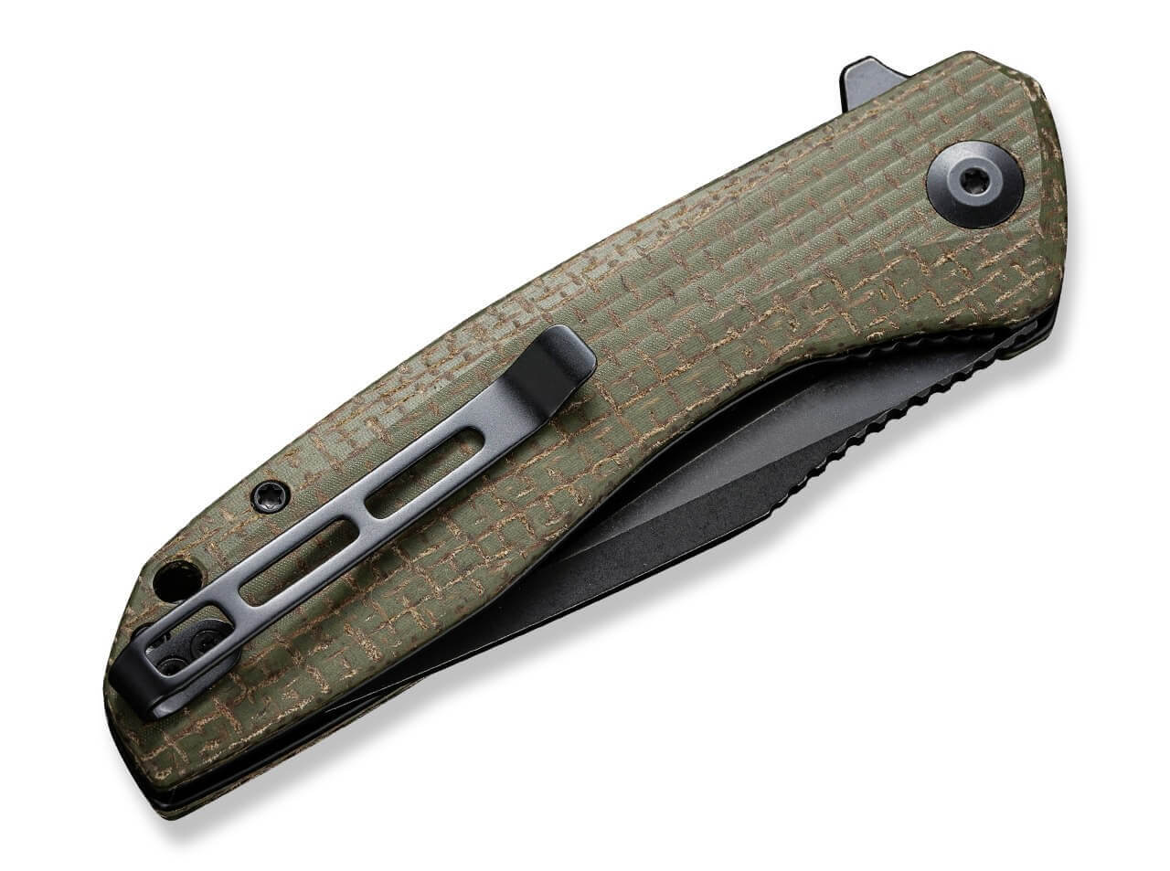Baklash Coarse Micarta Green