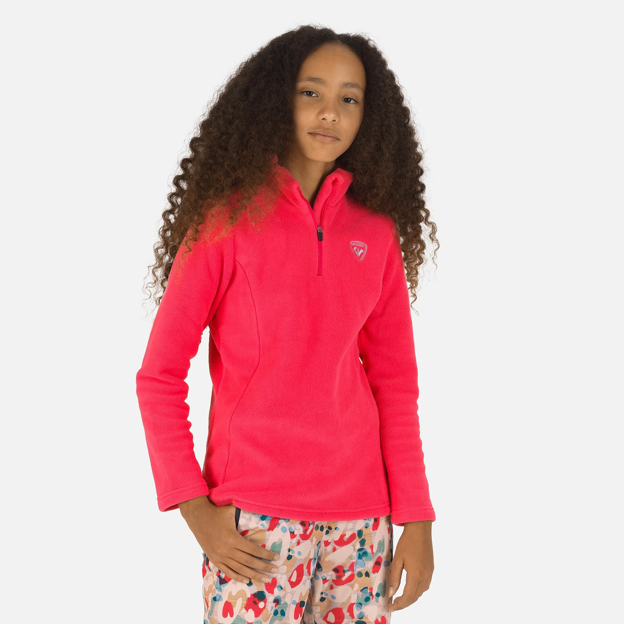 Haut en polaire demi-zip Fille