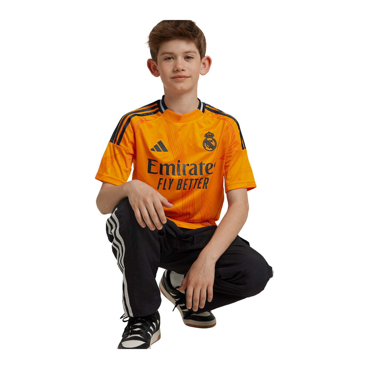 adidas Real Madrid Trikot Away 2024/2025 Kids Orange