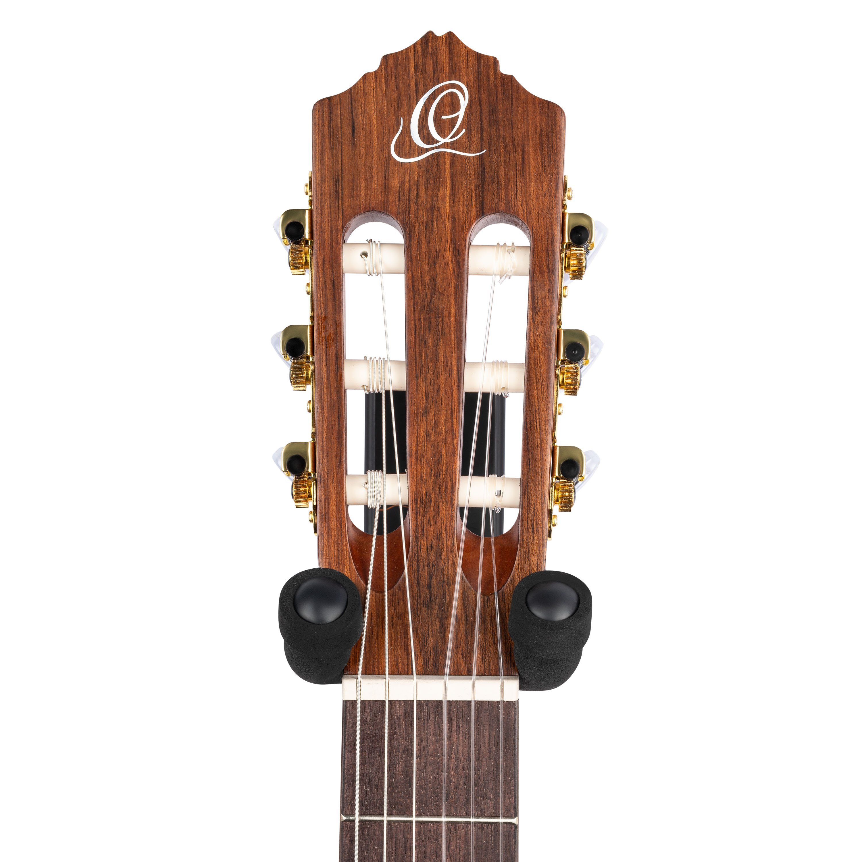 ORTEGA Guitars Gitarrenständer Wandhalterung für Gitarre/Ukulele, Naturholzkorpus