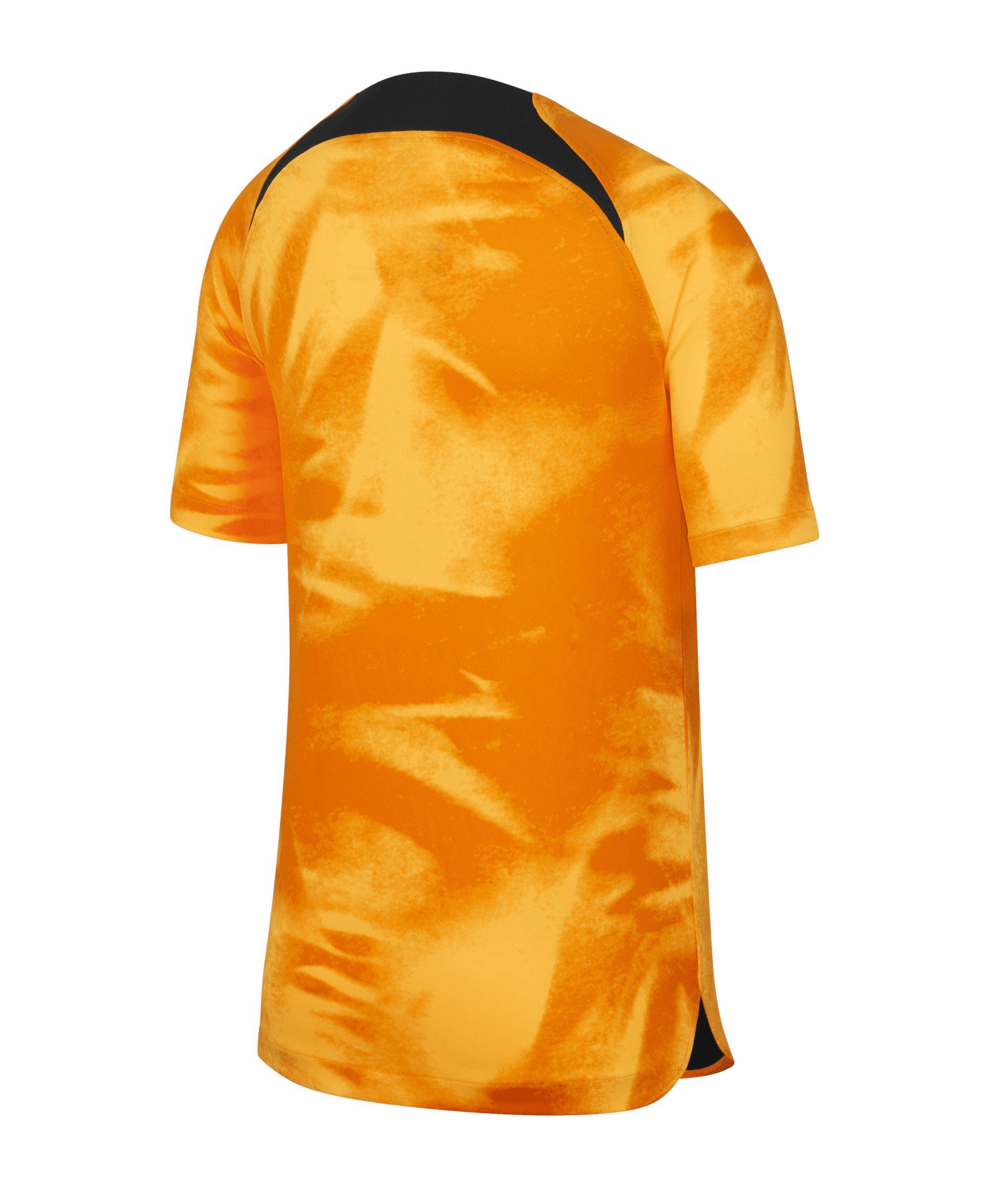 Nike Fußballtrikot Niederlande Trikot Home WM 2022 Kids