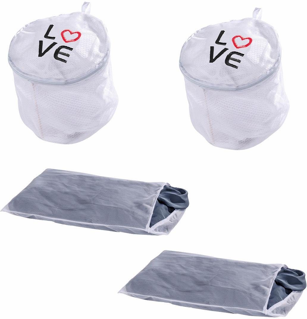WENKO Wäschenetz Love,(Set, 4-St)