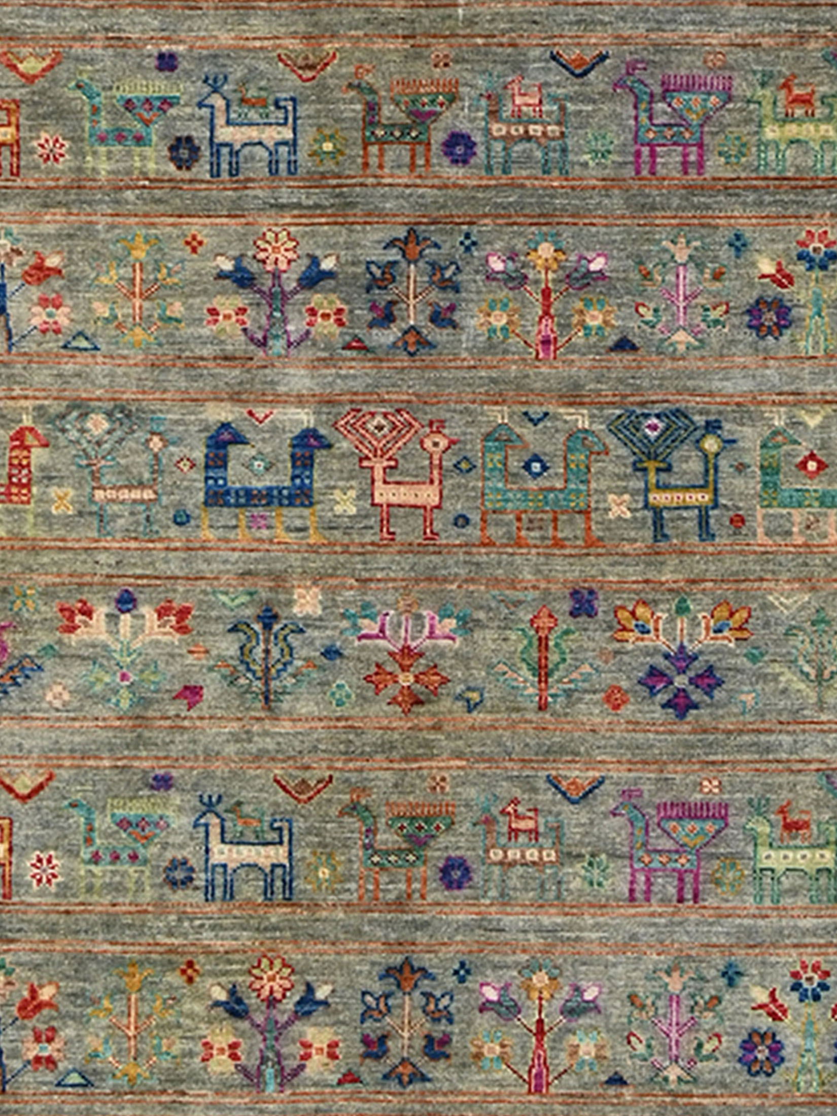 Chobi Schal ca. 208 x 149 cm, Unikat / Einzelstück
