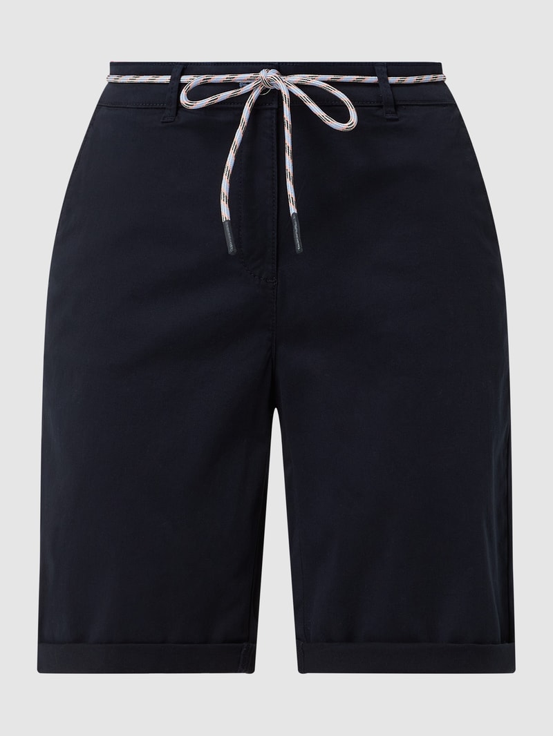 Bermudas mit Gürtel in dunkelblau