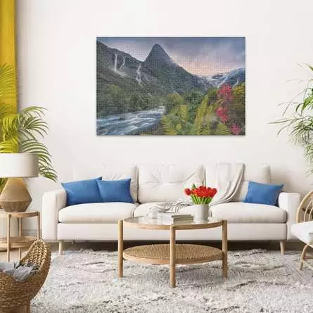 Puzzle 4000 Teile - Atemberaubende Bergstimmung