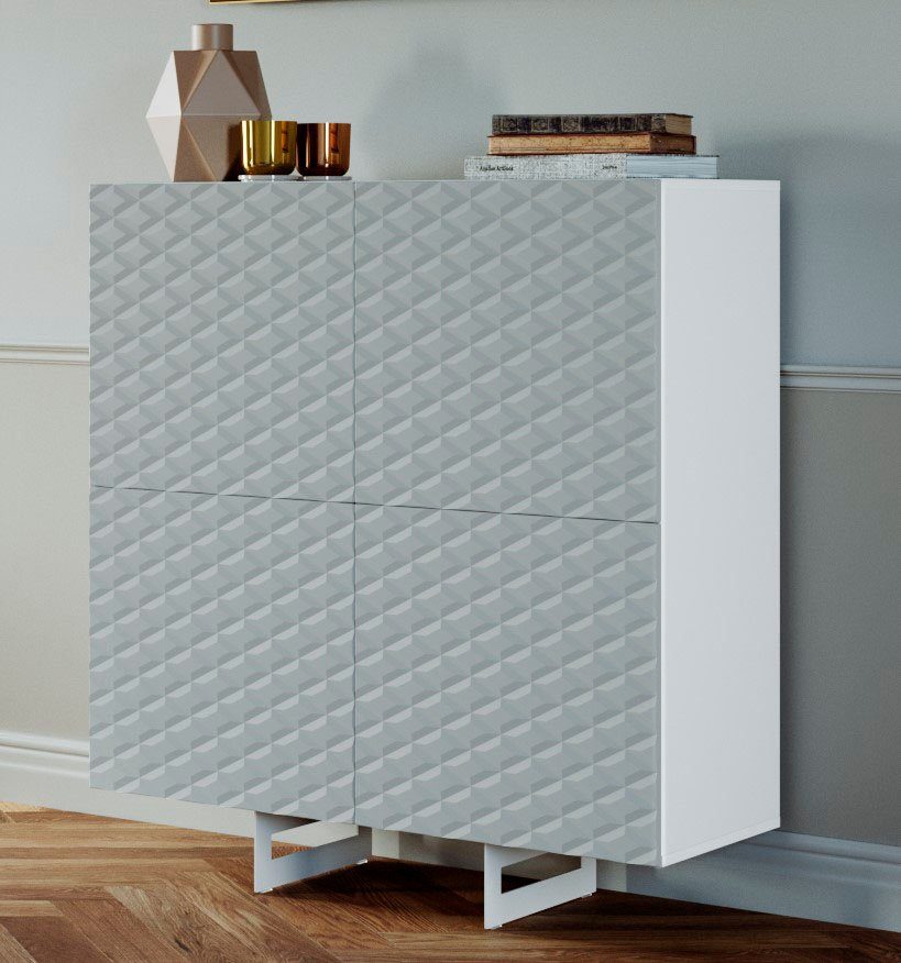 DIVENTA Highboard KORFU, Breite 110 cm