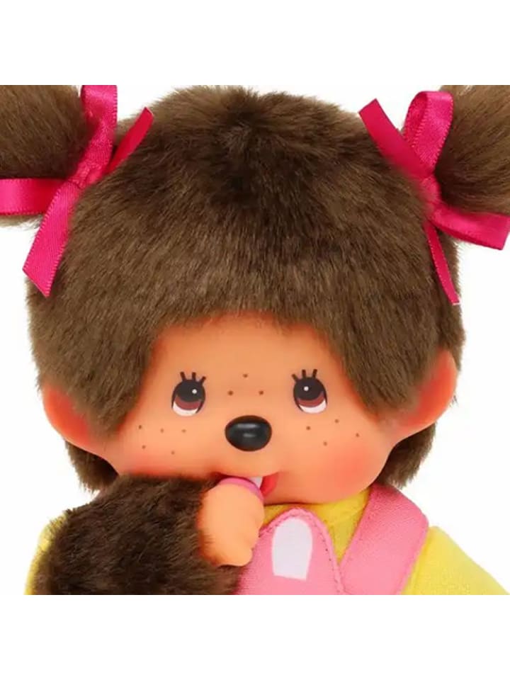 Monchhichi Mädchen im Häschen-Kleid mit Zöpfen | 20 cm Monchhichi Puppe | Fashion günstig kaufen onesize