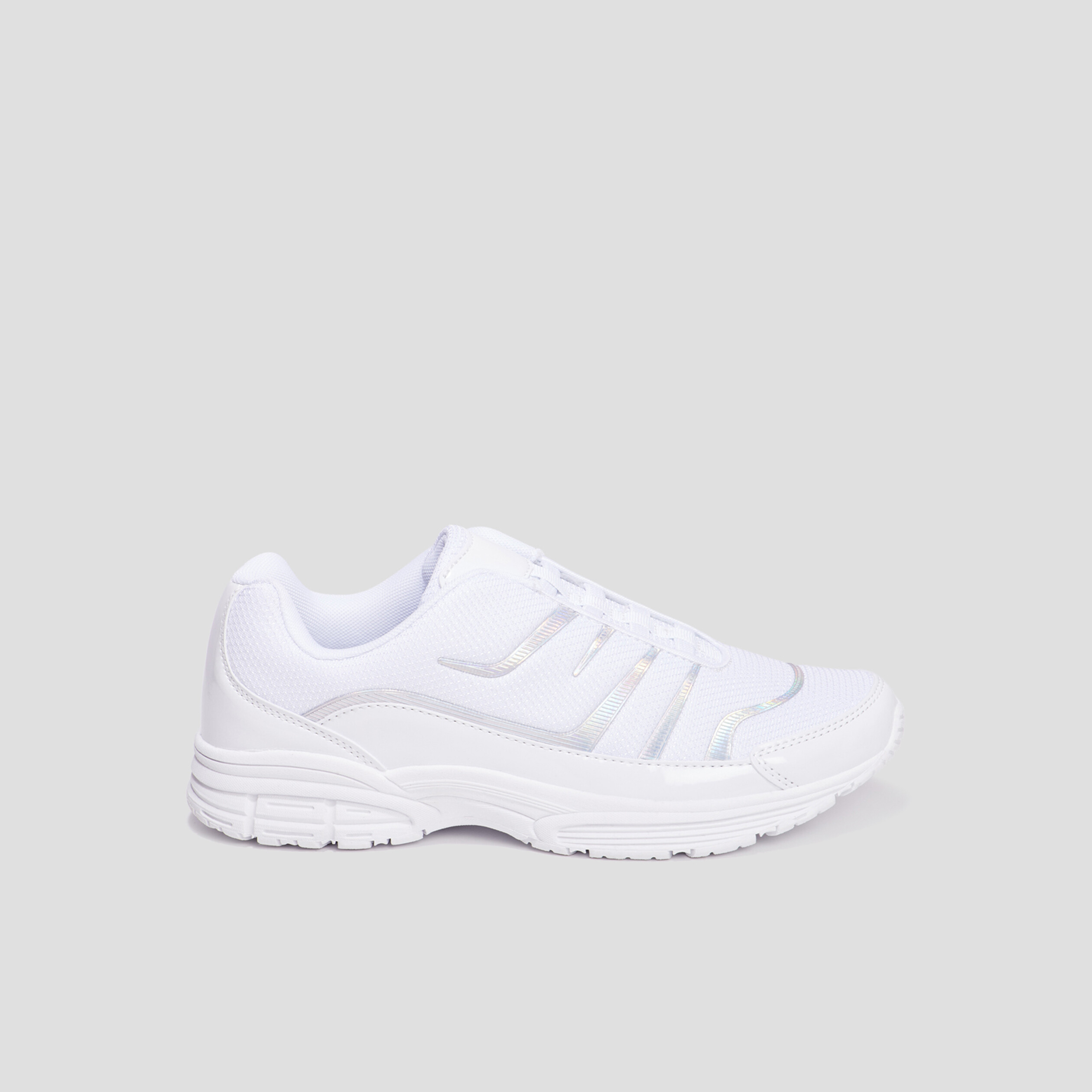 Baskets running élastiquées Liberto blanc femme | La Halle