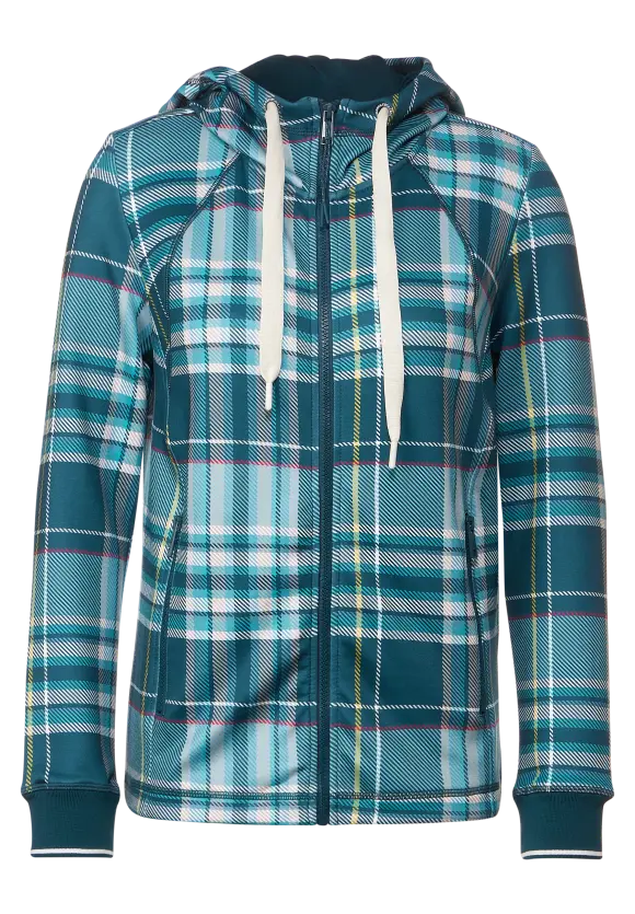 CECIL Sportive Print Sweatjacke