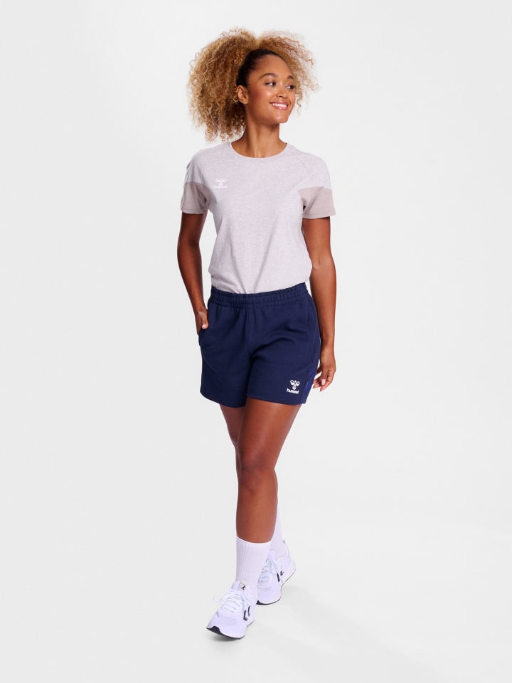 Hummel Hummel T-Shirt Raglanärmel Hmltravel Damen in LIGHT GREY MELANGE günstig kaufen M