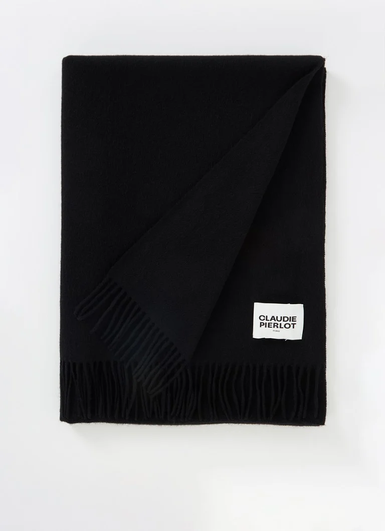 Sciarpa Claudie Pierlot in lana Alaska, 195 x 75 cm