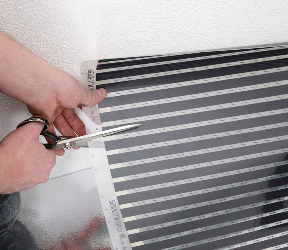 PEROBE Fußbodenheizung Elektrische Fußbodentemperierungsfolie, Heizfolie 230 Volt