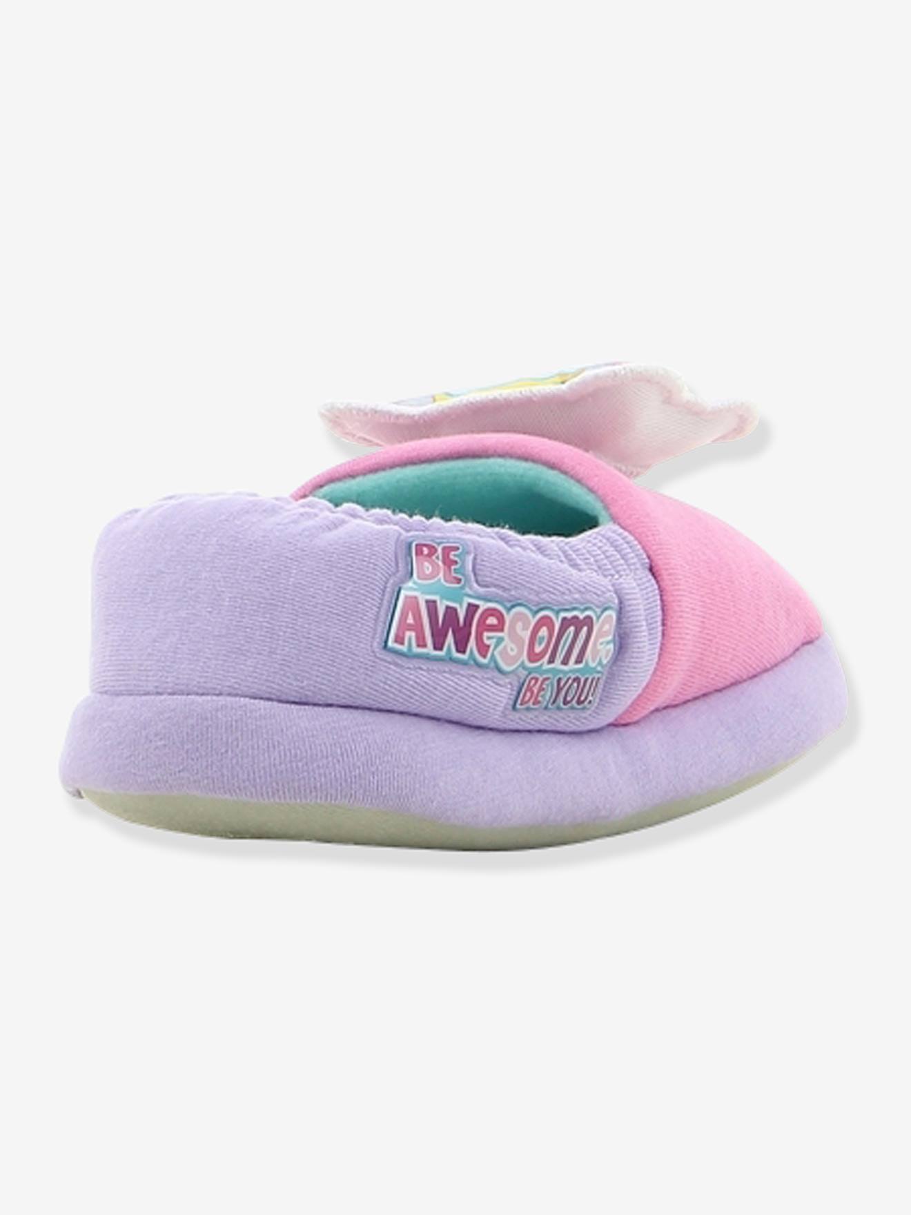 Chaussons élastiqués fille Pat'Patrouille® parme/rose