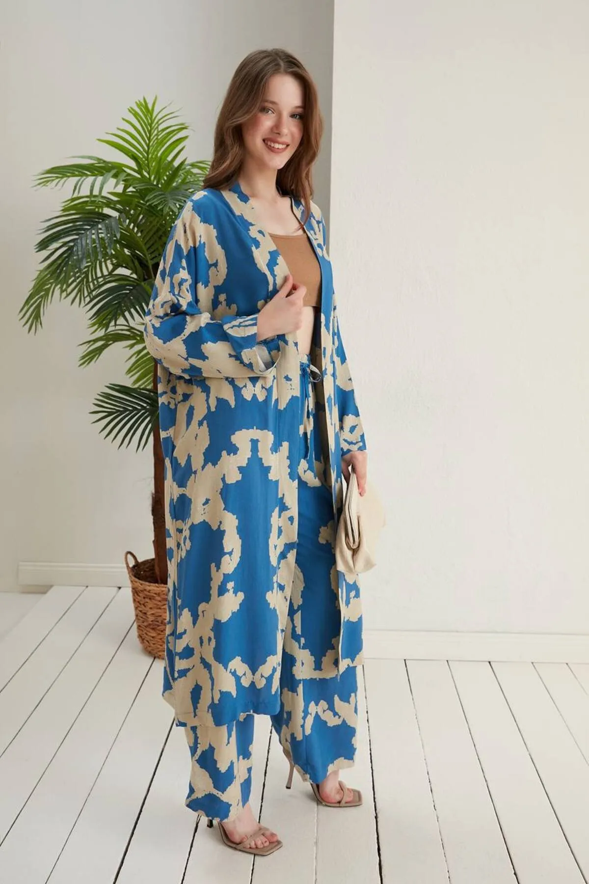 ZF BUTİK  Zweiteiler - Blau - Regular Fit