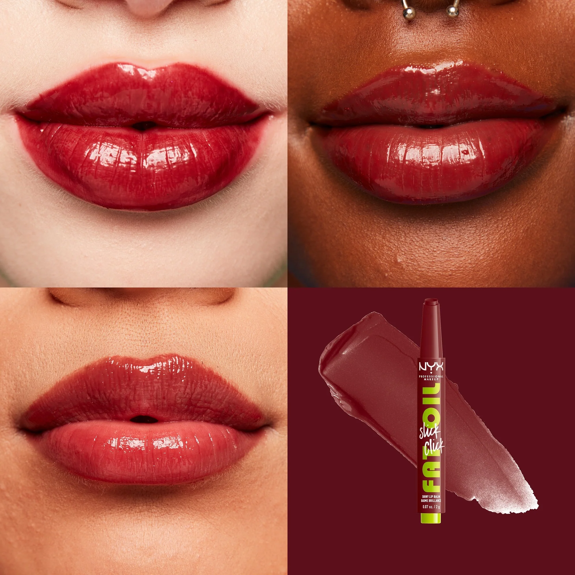 Labbra Fat Oil Slick Click - Rossetto, Gloss