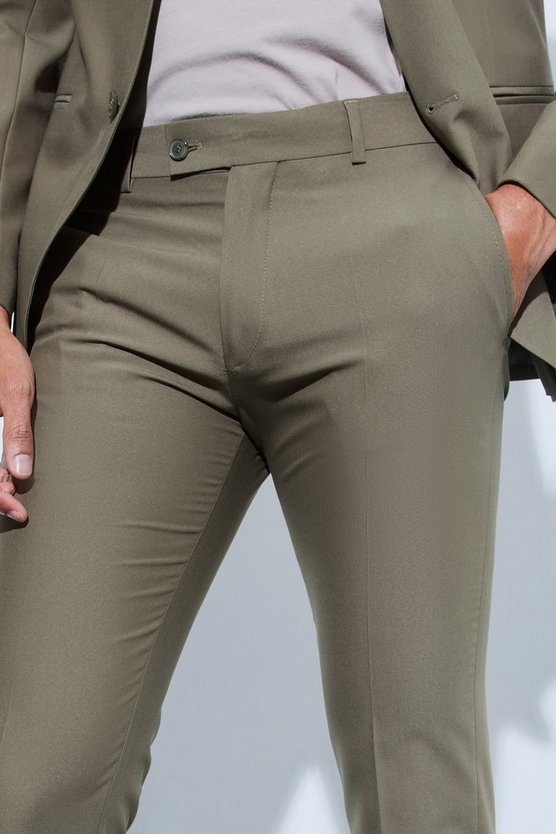 Gekürzte Skinny Anzughose