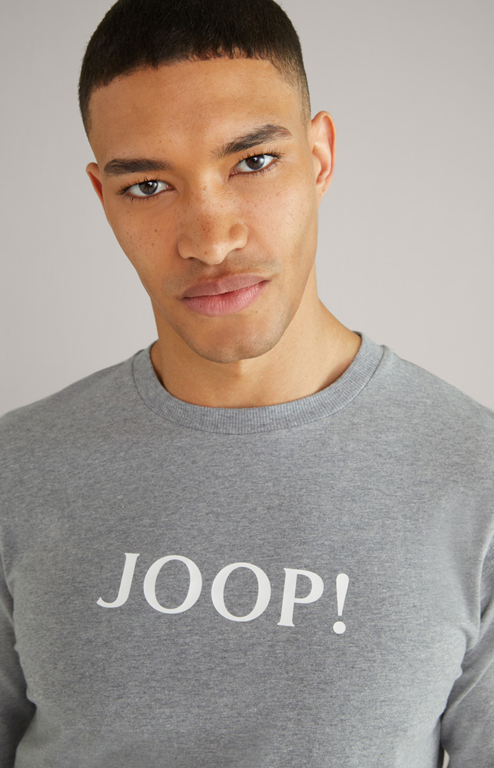 Loungewear Longsleeve in Grau