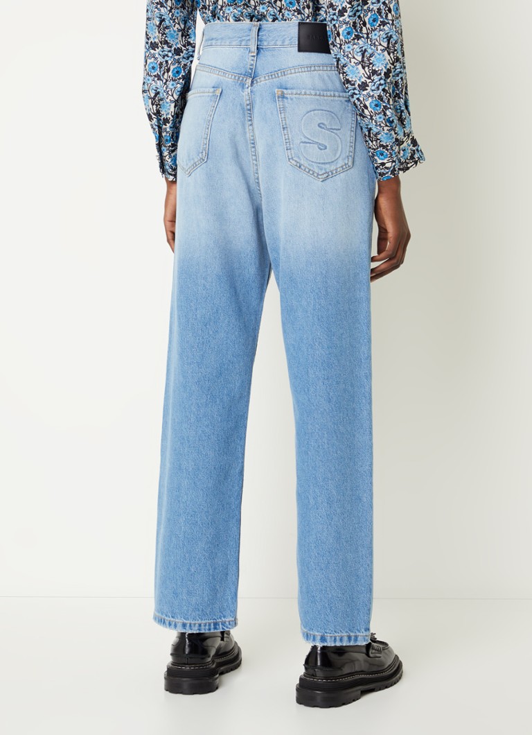 Jean court ample taille haute Sandro avec poches latérales