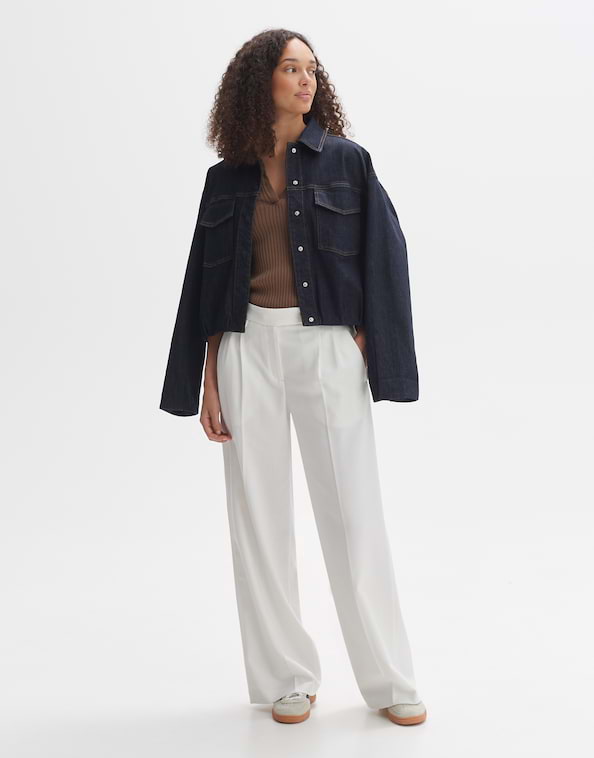 Bundfaltenhose Marzena asymmetric
