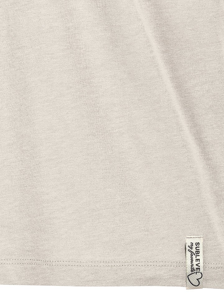 Sublevel 2er-Set: Shirts in Weiß/ Creme günstig kaufen