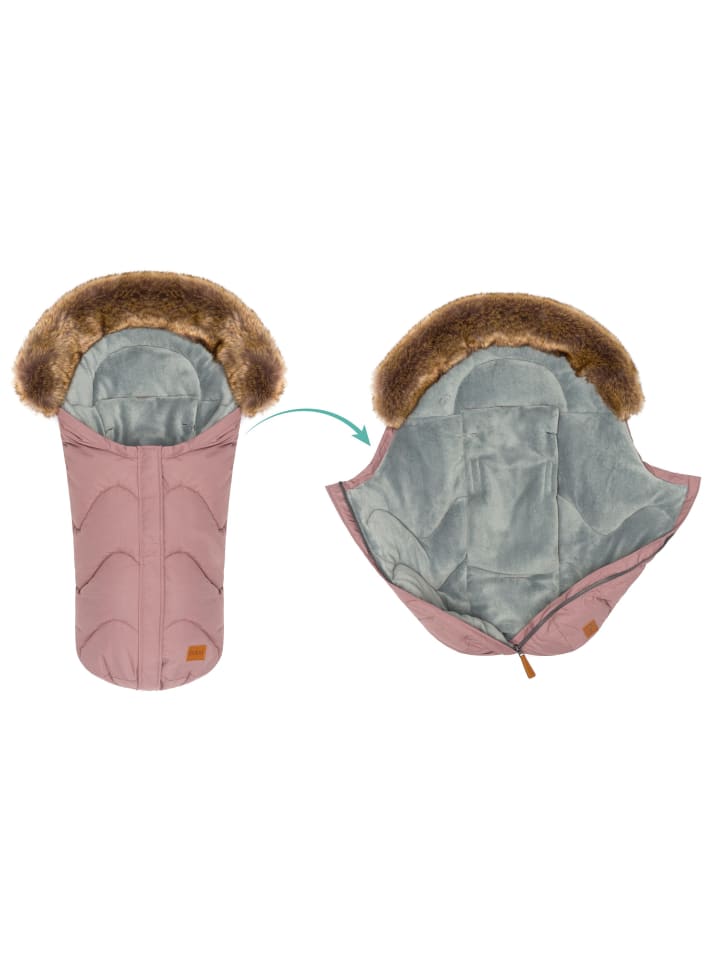 fillikid Winterfußsack Lhotse Exclusiv in Altrosa günstig kaufen 80 cm