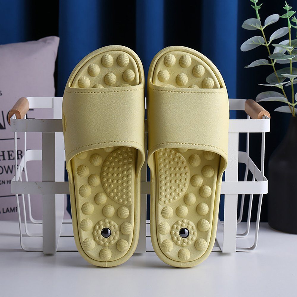 Geistesblitz Unisex Badesandalen für Damen und Herren Badesandale (Sandalen mit Weicher, Massierender Sohle, 1-tlg., Badelatschen für Meer und Schwimmbad) Herren/Damen Badeschuhe