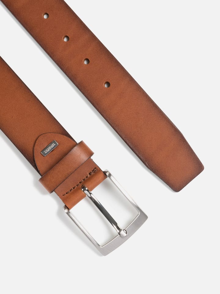 Monti Ledergürtel TUSTON in cognac uni günstig kaufen