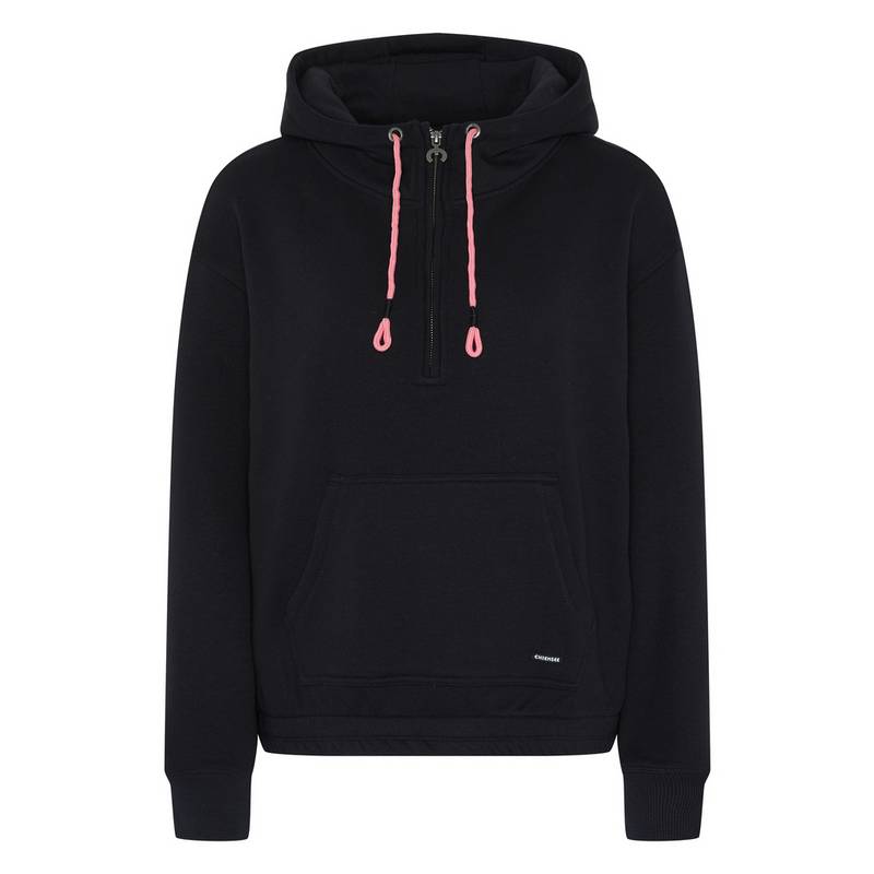 Chiemsee Loose-Fit Logo-Hoodie Sweatshirt Damen