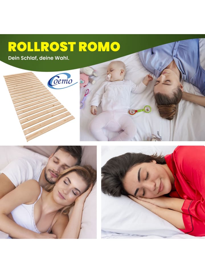 Coemo Rollrost Romo 15 - 22 Leisten Nordische Kiefer in Natur günstig kaufen