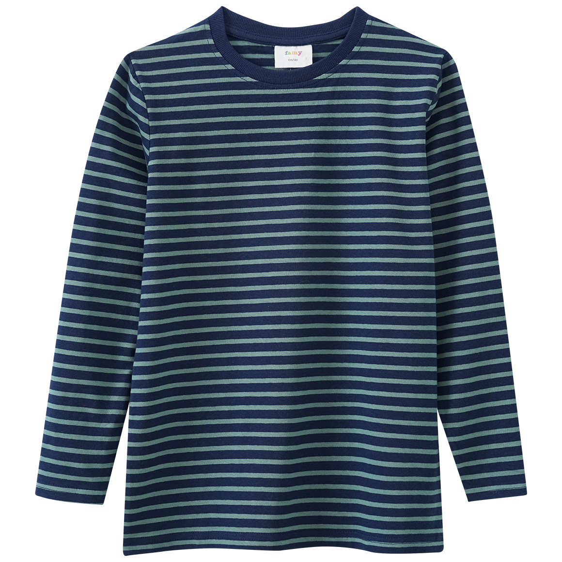 2 Jungen Langarmshirts im Basic-Look