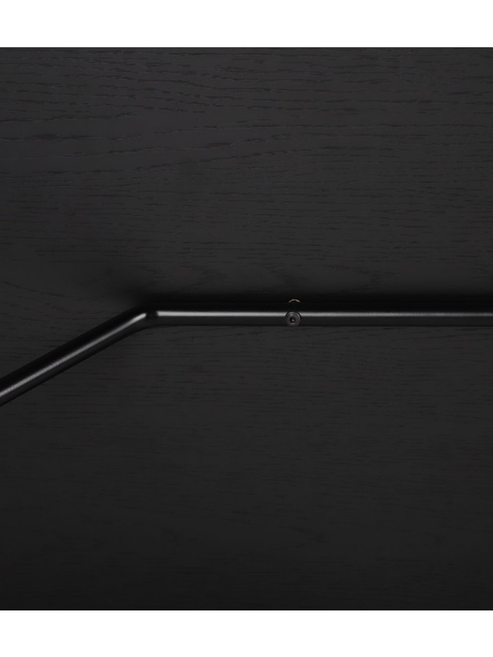 KADIMA DESIGN Schreibtisch FIONA Schwarz Eiche | Bürotisch mit Metallgestell in Schwarz günstig kaufen onesize