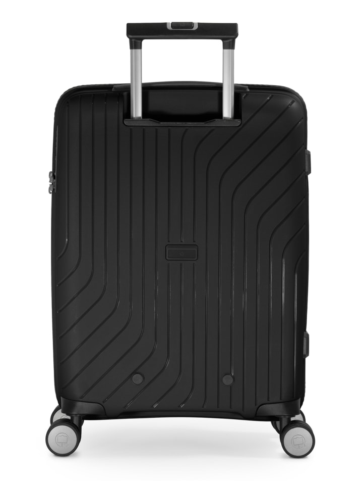 Hauptstadtkoffer TXL - leichtes Handgepäck Laptop-Fach Kabinenkoffer TSA 55cm 40L in Schwarz günstig kaufen S