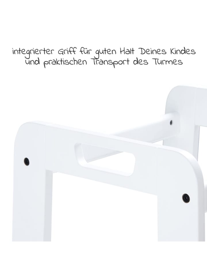 Hauck Lernturm / Kinderstuhl für Küche - Learn N Explore in weiss günstig kaufen onesize