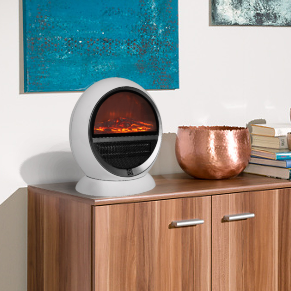 Casaria Deuba Heizlüfter Kaminfeuer 1500W