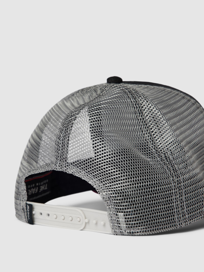 Trucker Cap mit Woll-Anteil Modell 'BOSS CIRCLE OF LIFE' in schwarz