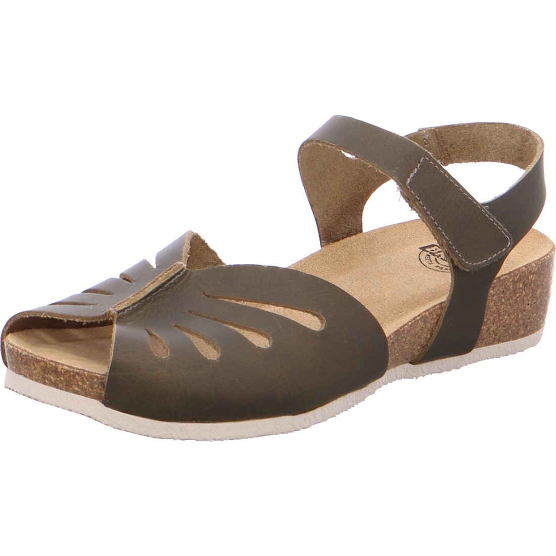 BRAKO Keilsandalen grün