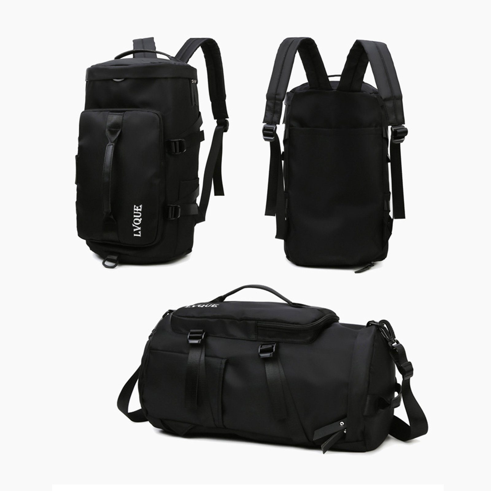 WISHDOR Reiserucksack Freizeitrucksack Sportrucksack Sporttasche Reisen Rucksack Reisetasche (Notebook Laptop Tasche Schule Uni Rucksack Handgepäck 46*25*25 CM, Rucksäcke, Schulrucksack, Schultasche, mit Schuhfach und Nasstasche), für Weekender Schwi