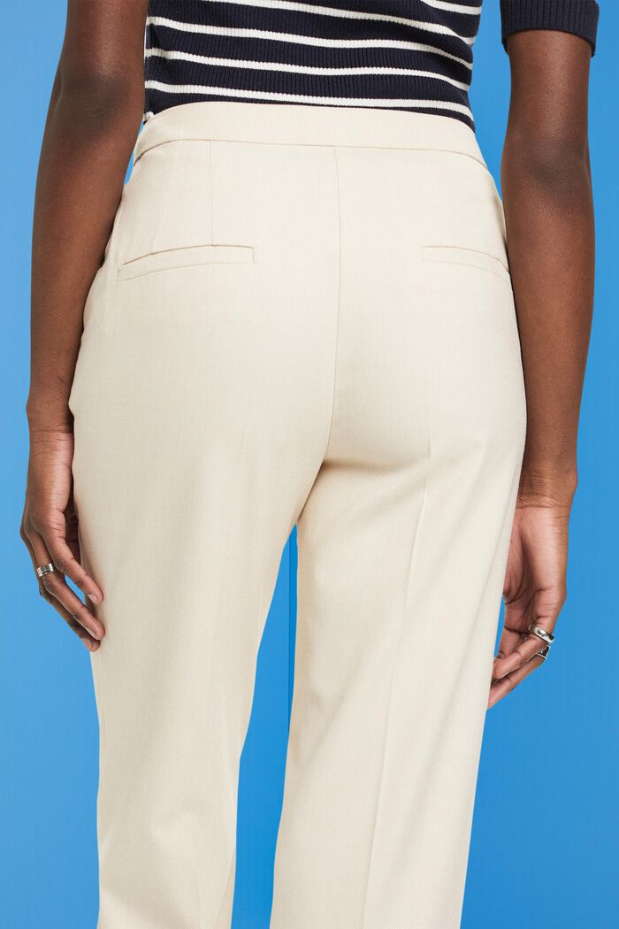 Elegante Cropped-Hose mit hohem Bund