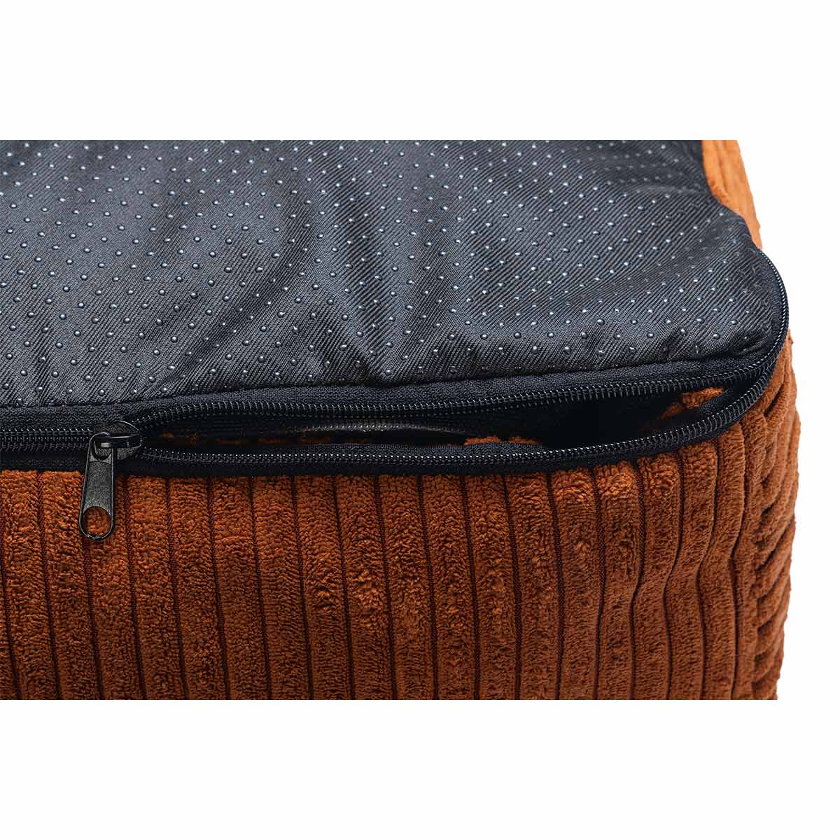 Designed by Lotte Hundekissen Ribbed Terrakotta bei ZooRoyal