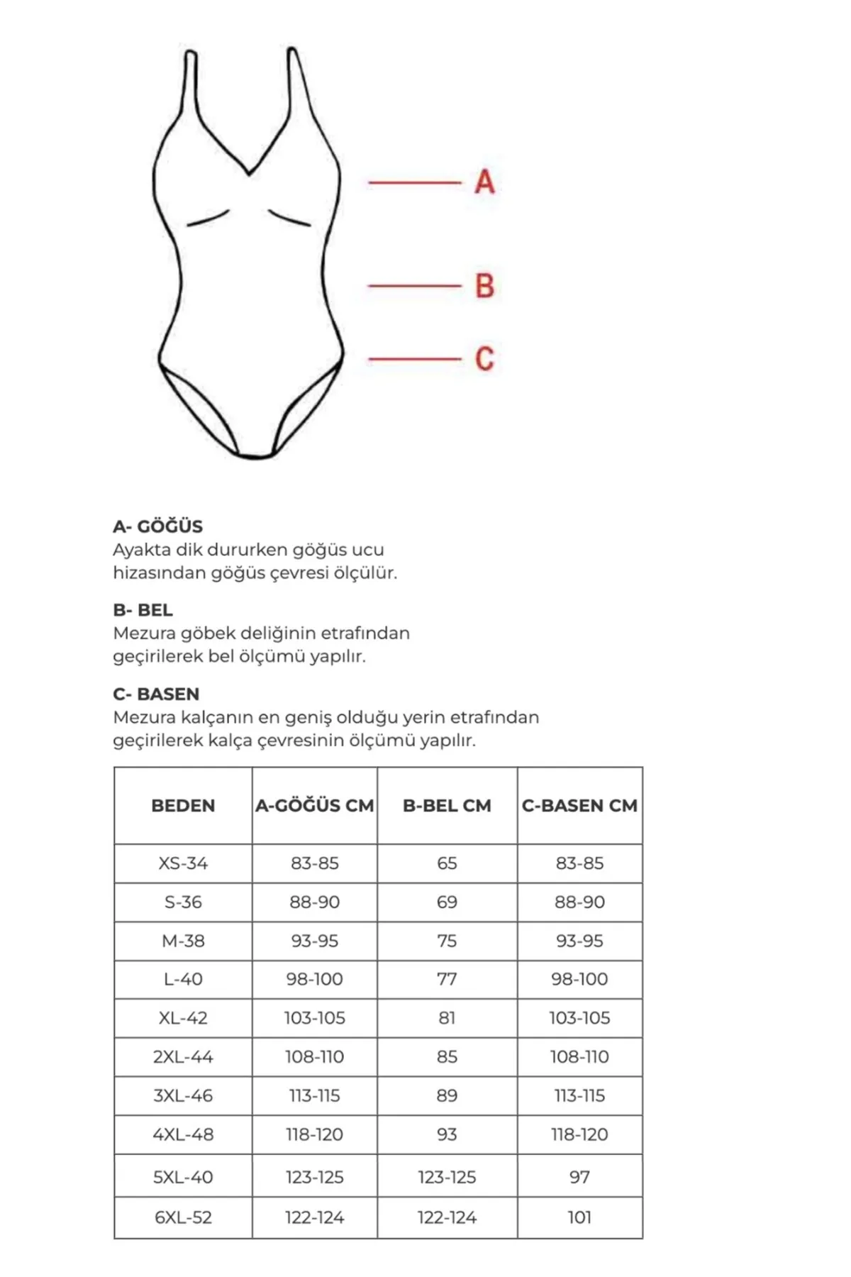 AYYILDIZ  49363 Roter Recovery-Badeanzug