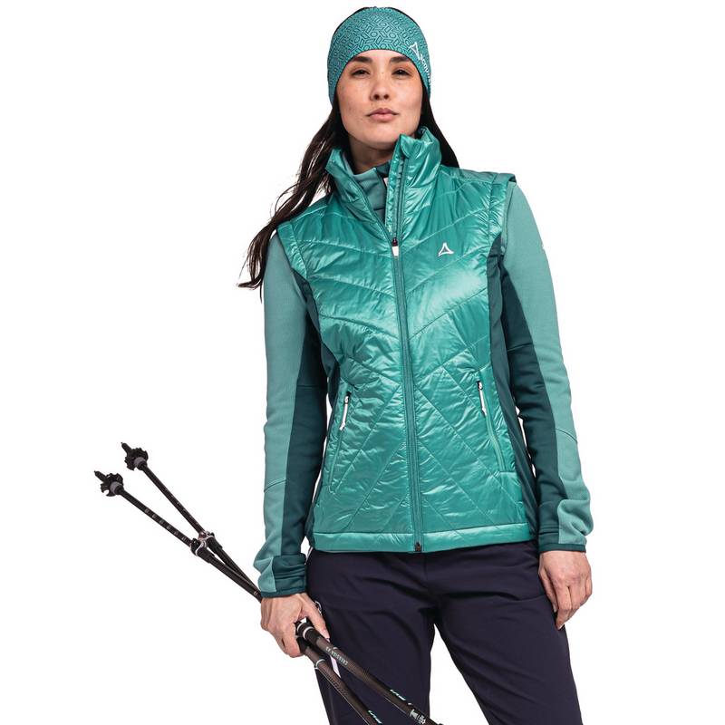 Schöffel Hybrid Vest Stams L Outdoorweste Damen