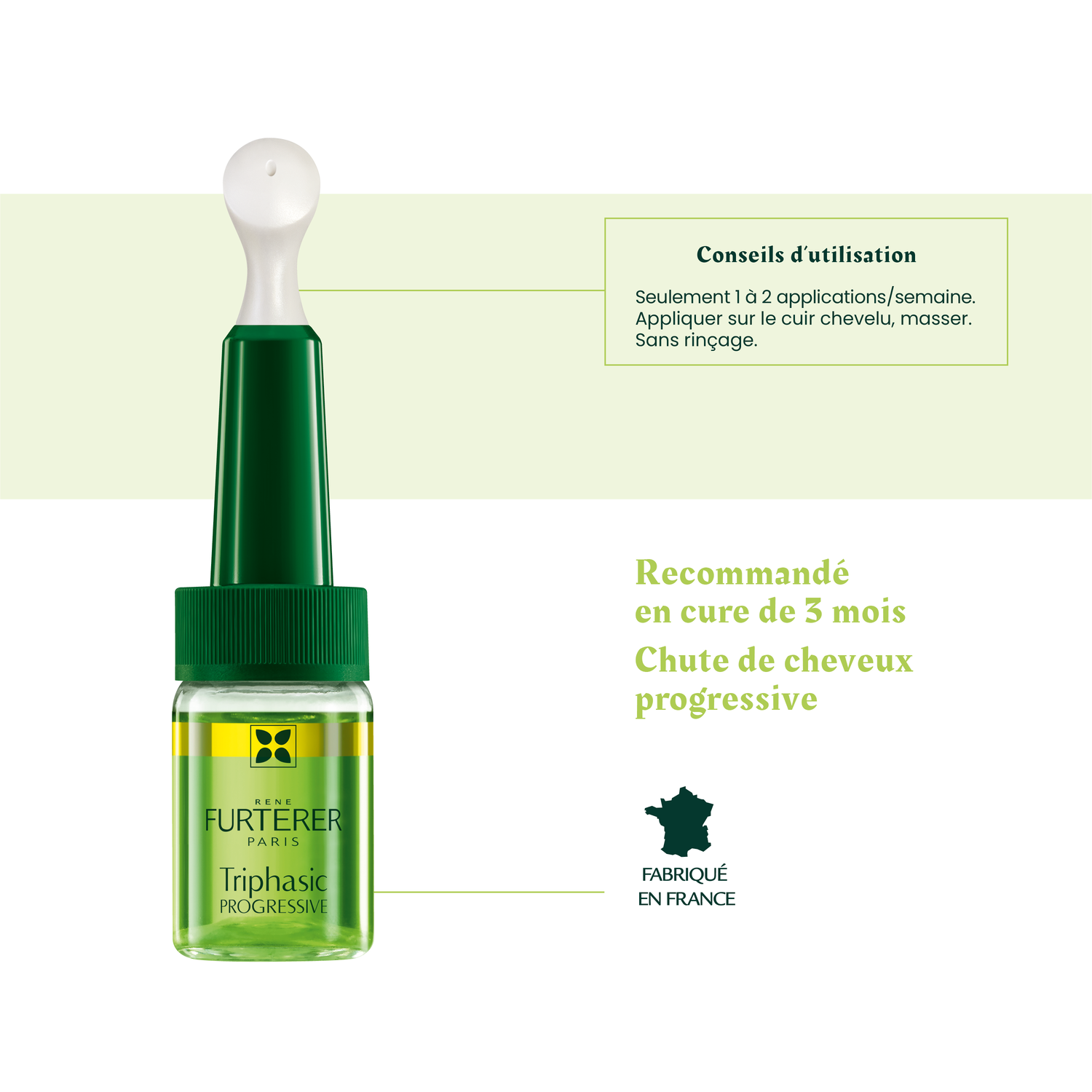 René Furterer Traitement Anti-Chute Progressive Triphasic Progressive - 8x5,5 ml