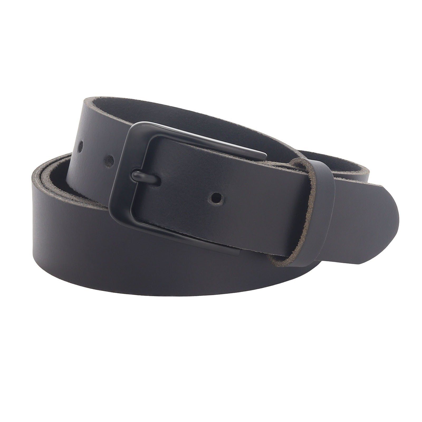 Manza Ledergürtel Gürtel Ledergürtel 3,5cm breit Echt Leder Jeansgürtel Unisex Echt Leder, 3,5cm breit, Kürzbar, Made in Germany, Handmade, Lederriemen aus einem Stück! Kein verklebtes oder vernähtes Leder