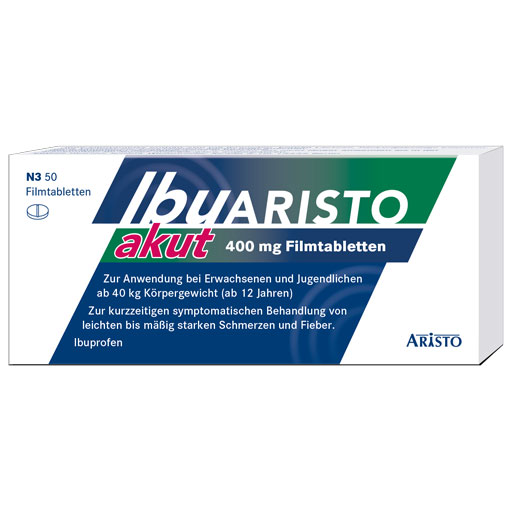 IBUARISTO akut 400 mg Filmtabletten  50 St  Filmtabletten