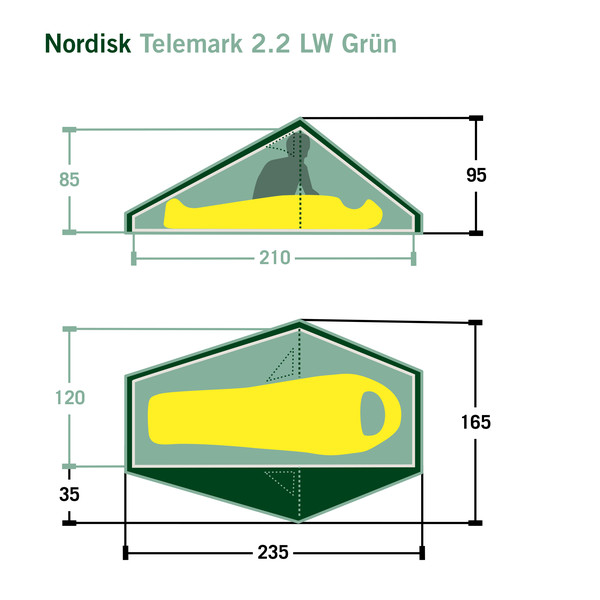 TELEMARK 2.2 LW - Einpersonenzelt