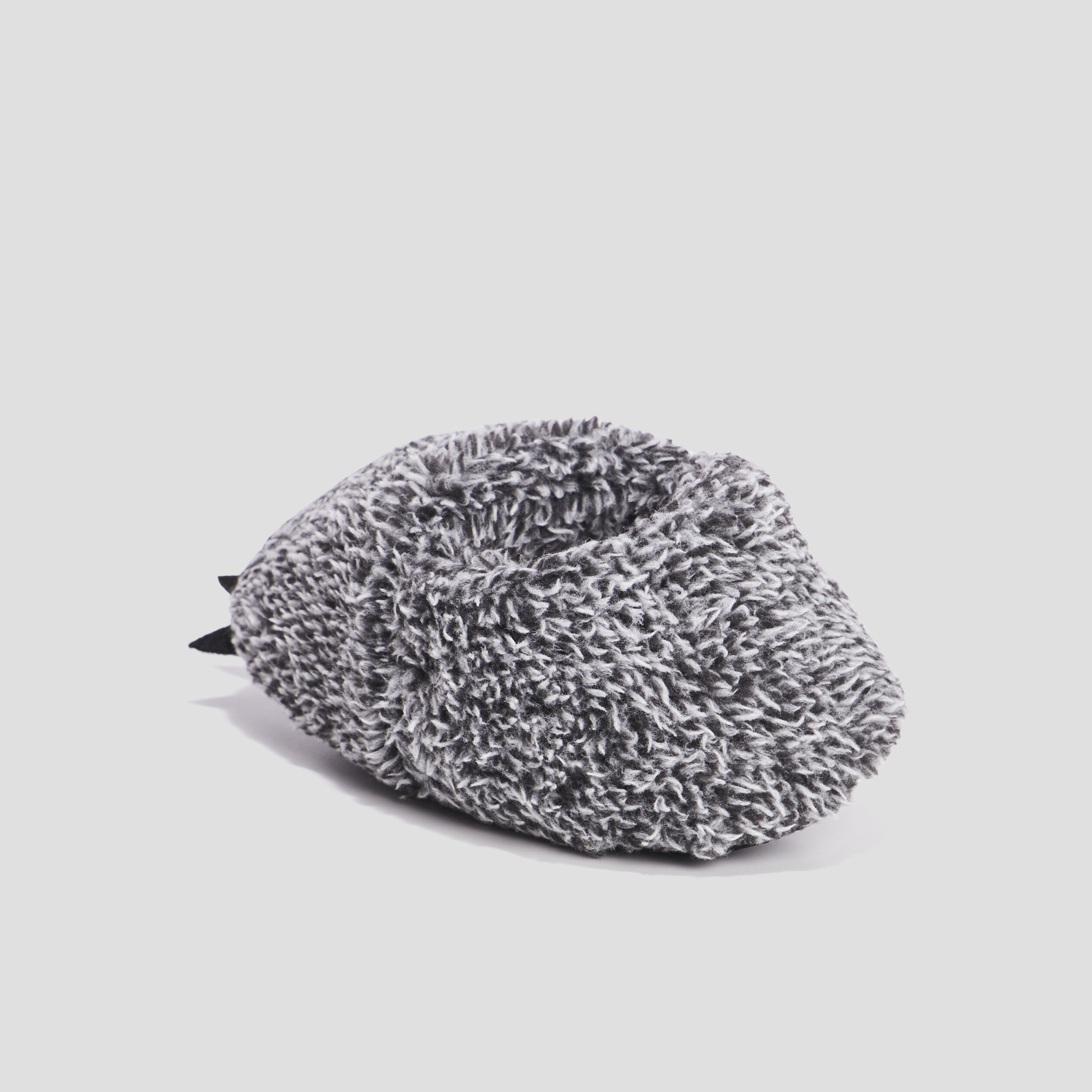 Chaussons sans gêne fourrure gris garçon | La Halle
