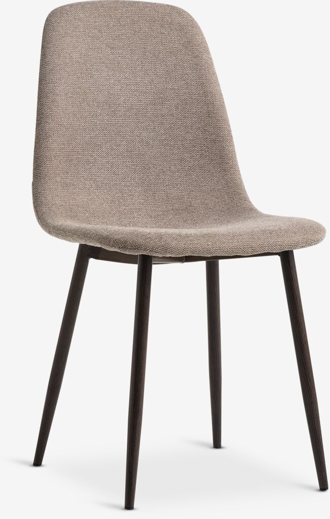 JONSTRUP JONSTRUP spisestuestol beige stoff/mørk eik farge