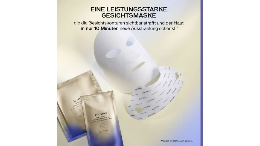 SHISEIDO Vital Perfection Liftdefine Radiance Face Mask