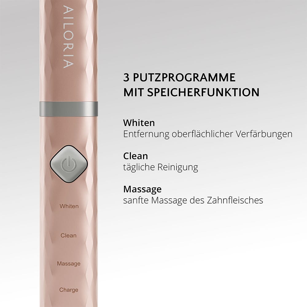 Ailoria Flash Travel Schallzahnbürste Rosegold