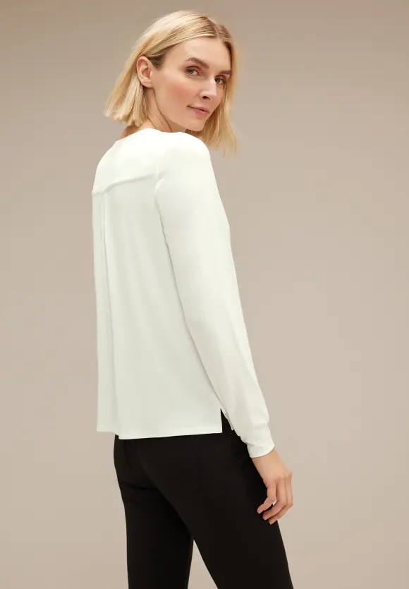 Street One Chiffon Langarmshirt